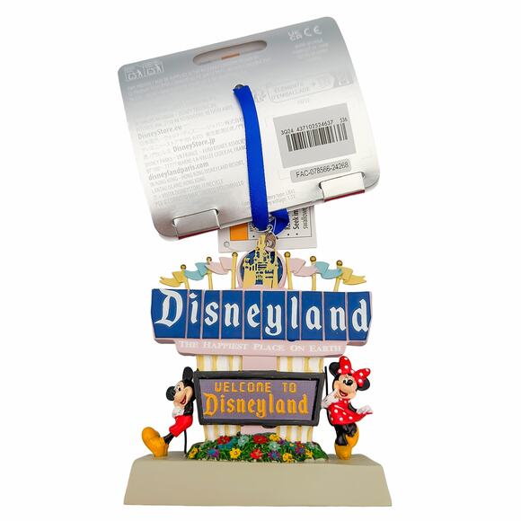 Disney Parks Welcome to Disneyland Sign Magic Light-Up Sketchbook Ornament NWT - Picture 8 of 8
